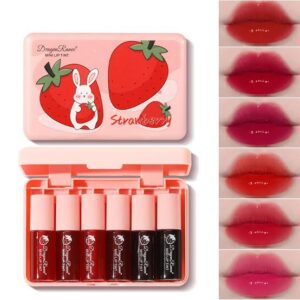 DRAGON RANEE Pack Of 06 Waterproof Strawberry Lip & Cheek Tint